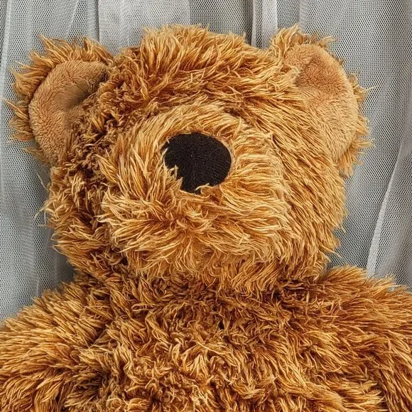 2009 Harley Davidson 13" Brown Fuzzy Shaggy Stuffed Plush Teddy Bear Doll - Picture 5 of 12